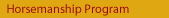 Horsemanship Program